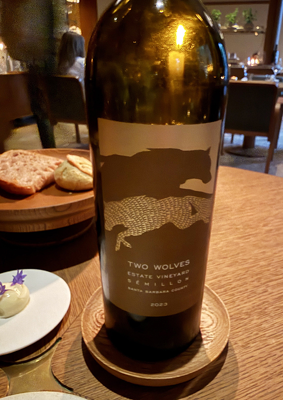 Semillon from Pink's winery. Yes, that Pink.