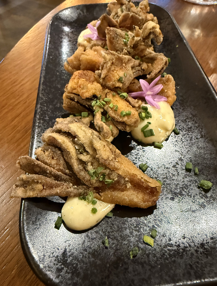 Crispy maitake.