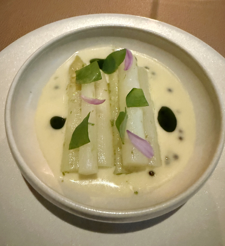 Northern California white asparagus.