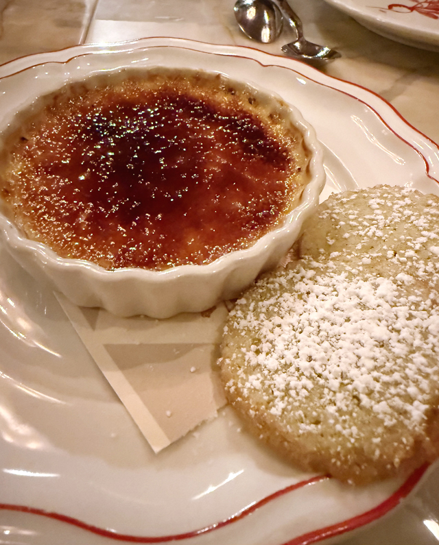 It's cheesecake. It's creme brulee. It's both.