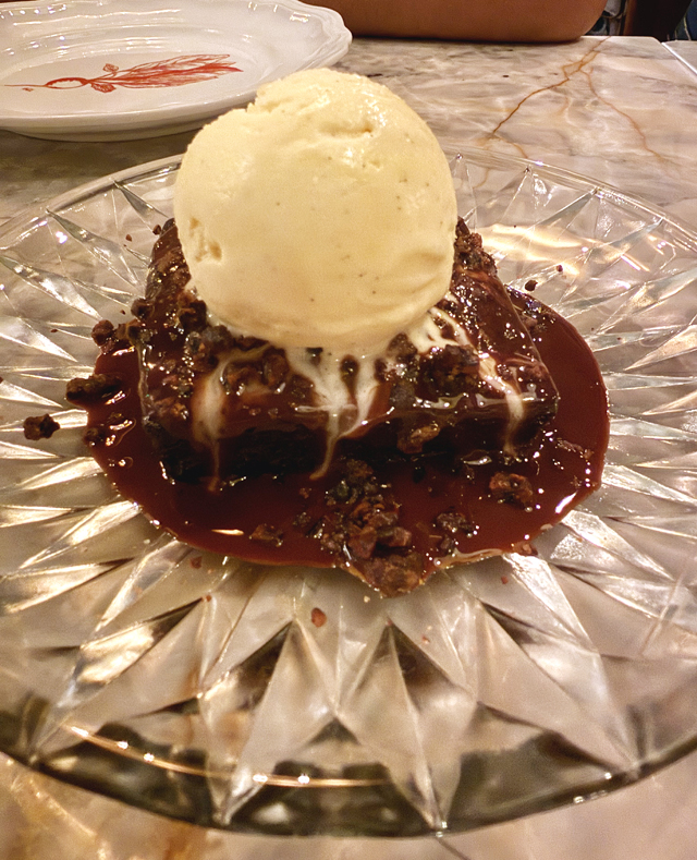 Chocolate cake.