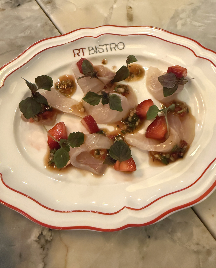 Kanpachi crudo.