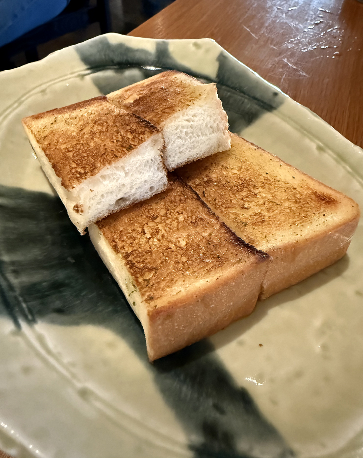 The accompanying milk bread.