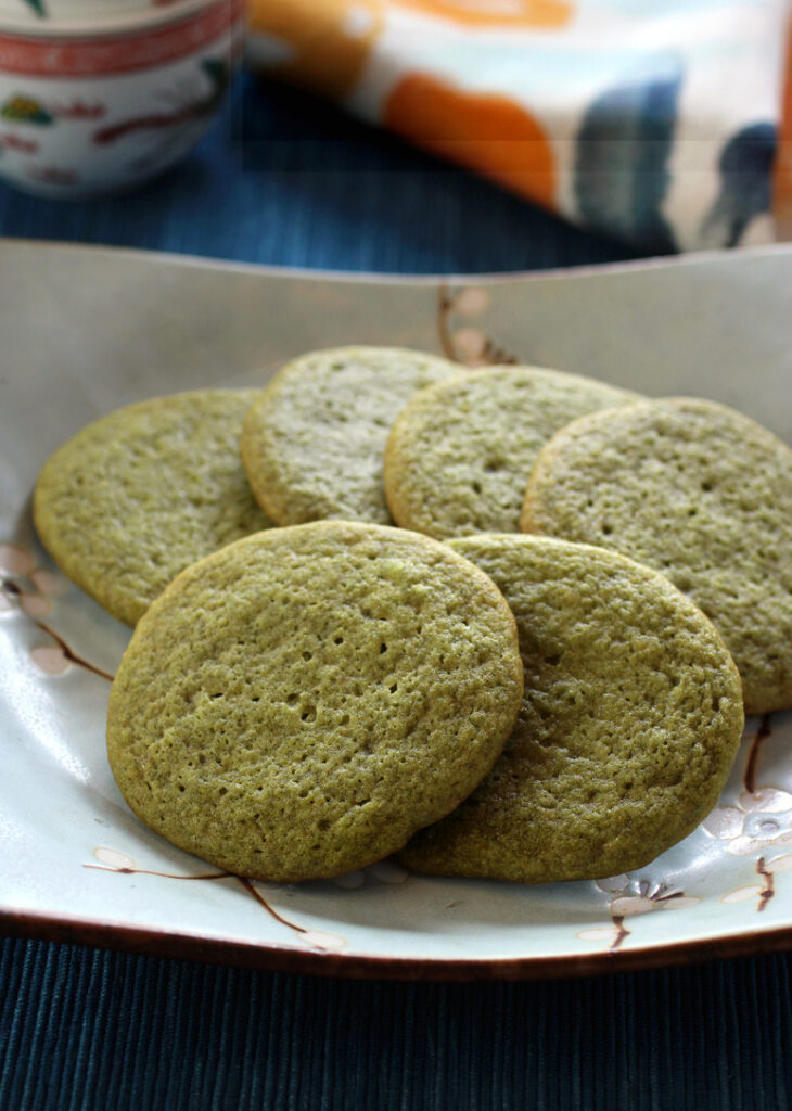 Keep a stash of this slice-and-bake dough handy in the freezer and a fresh-baked matcha cookie can be had anytime.