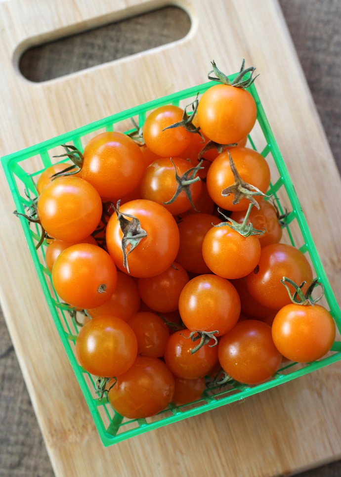 Sungold tomatoes.