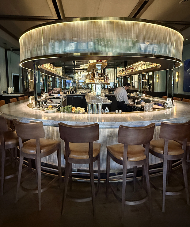 The bar at Augustine.