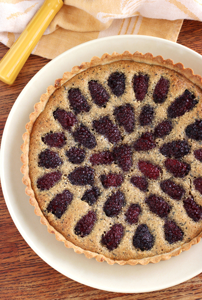 The unmolded tart.