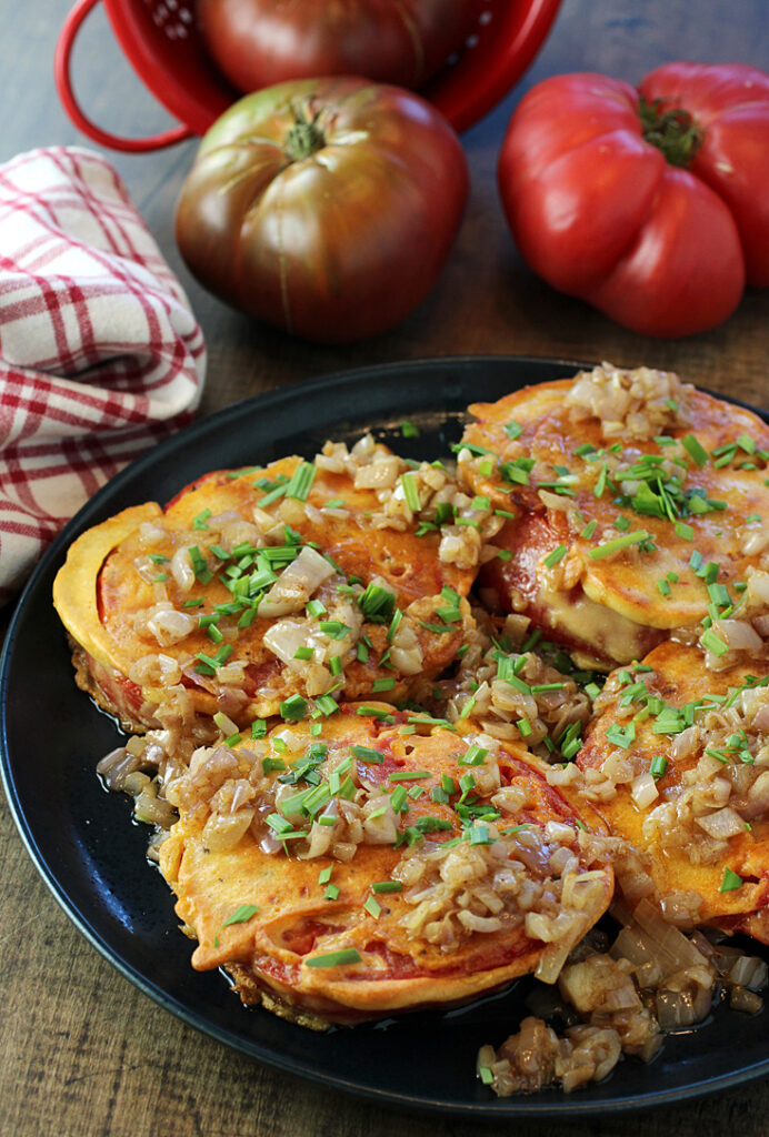 Meet tomato schnitzel -- a fun and delicious treatment to give summer tomatoes.