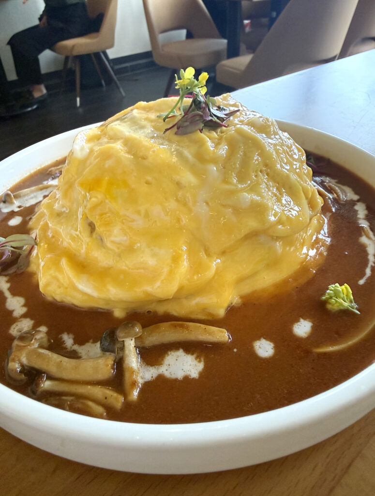 The omurice at Demi.