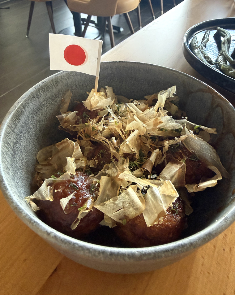 Takoyaki.