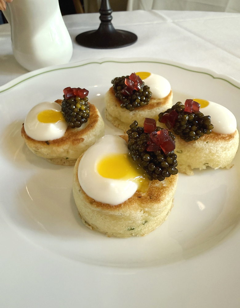 Savoie puts its own spin on a classic caviar service.