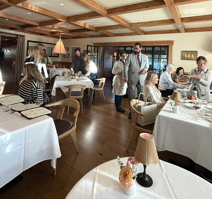 The dining room.