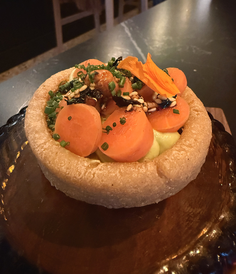 Sope with carrots.