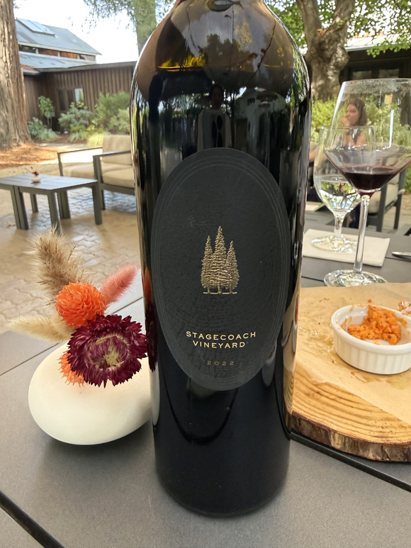 2022 Stagecoach Vineyard Cabernet Sauvignon.