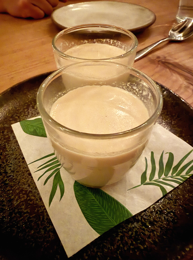 "World Peace'' peanut milk.