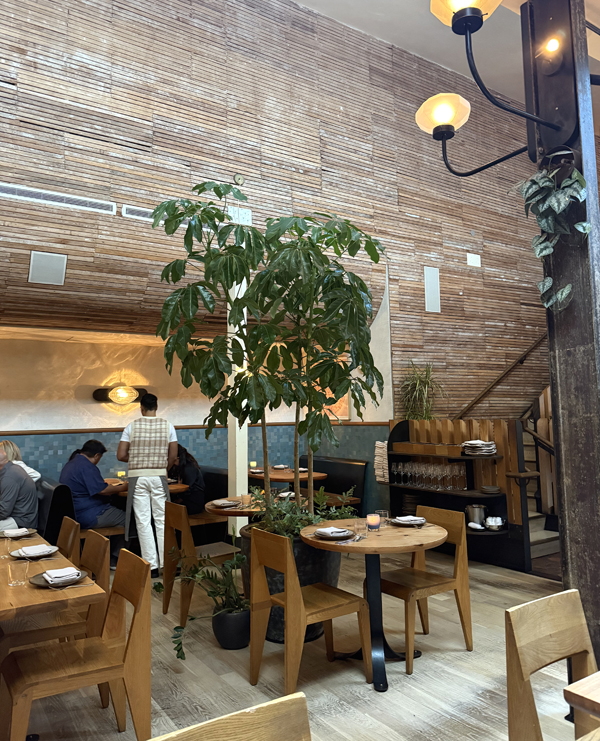 The dining room.