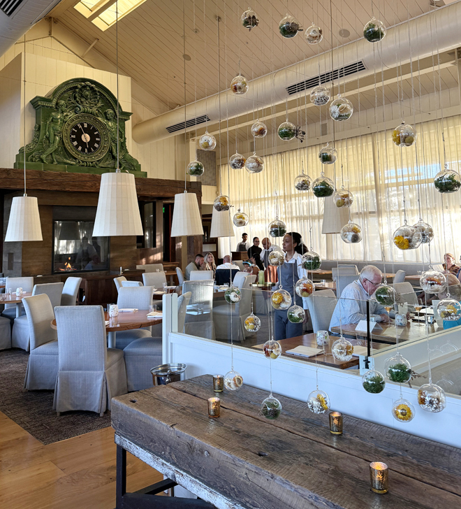 The dining room.