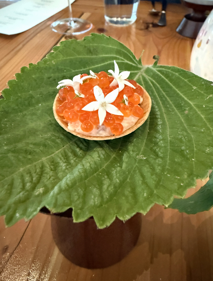 Salmon rillettes.